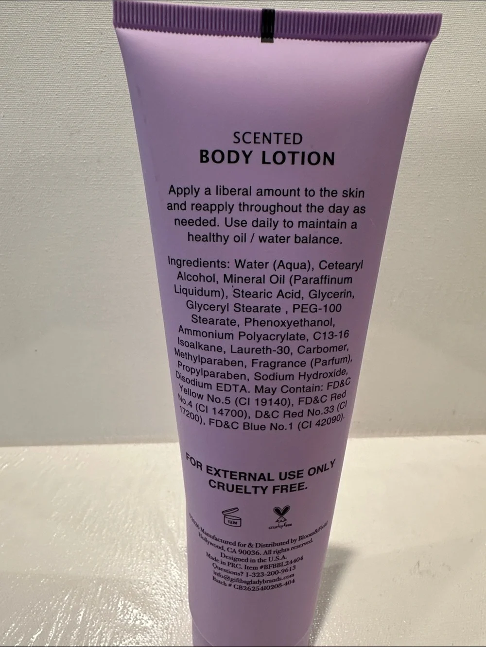 Bloom & Field Lavender Cloud Scented Body Lotion.